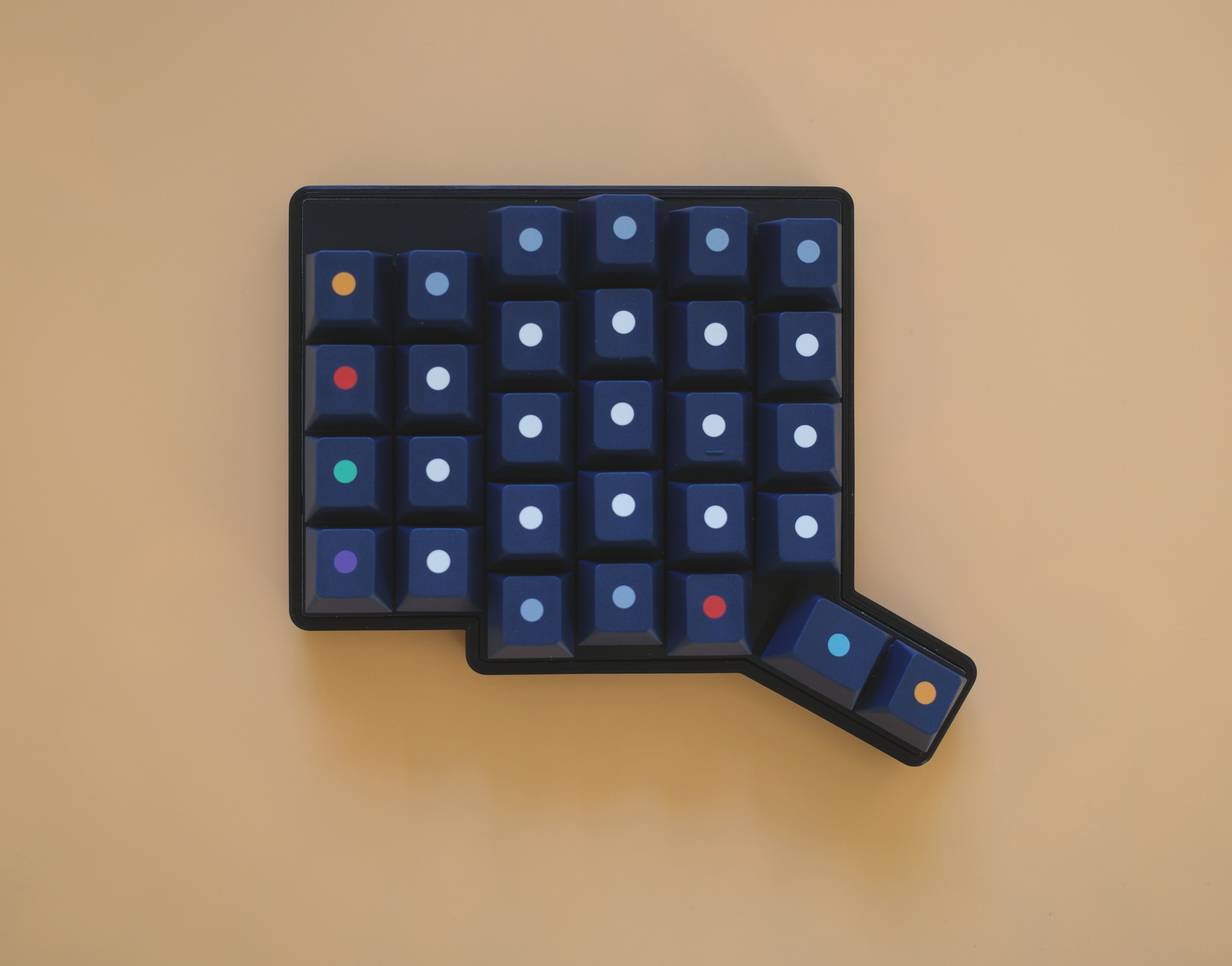 3D Printed Case - Left half top view