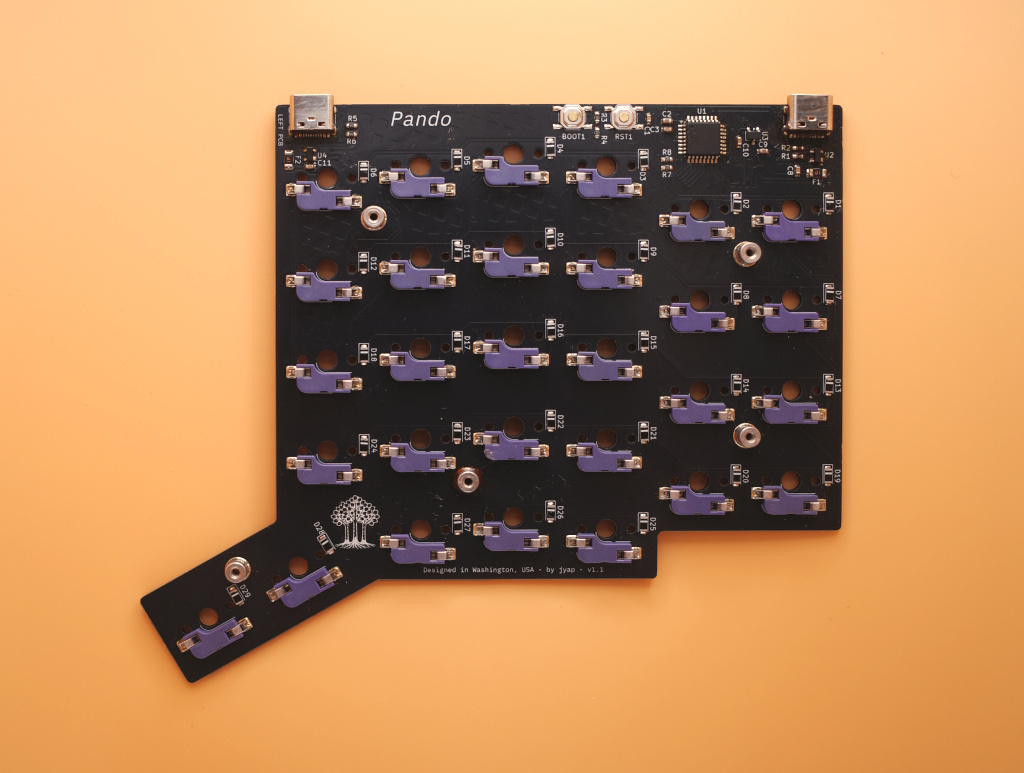 Left PCB bottom