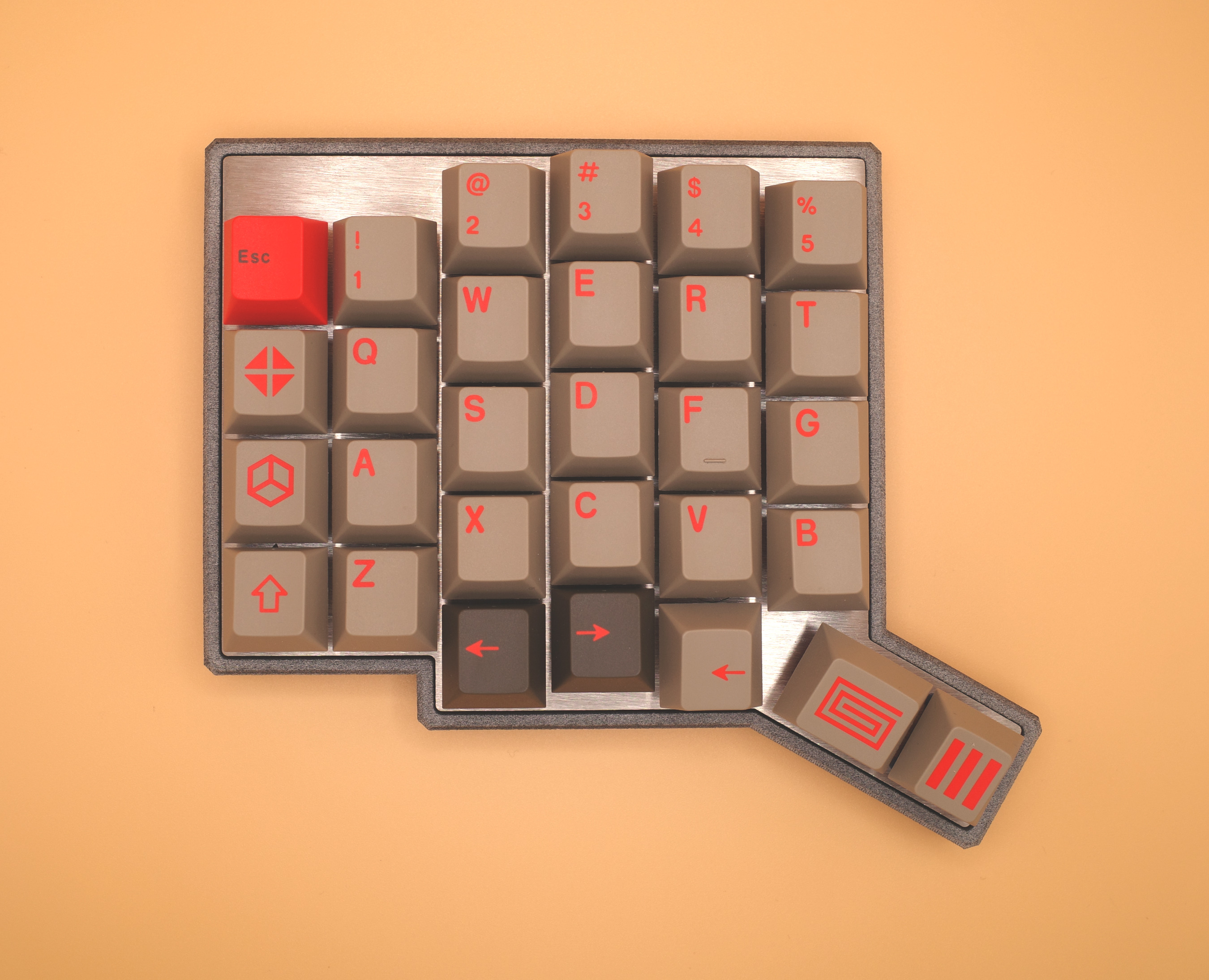MJF Case - Left half top view