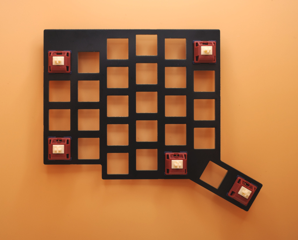 Switches on Plate - Top
