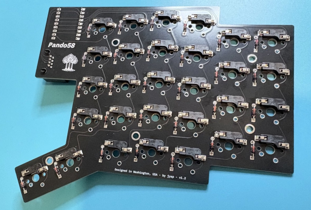 Hotswap Sockets Populated Back Side