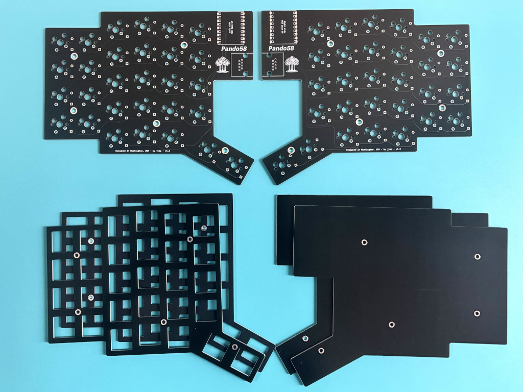 All PCB Components for Layered Build