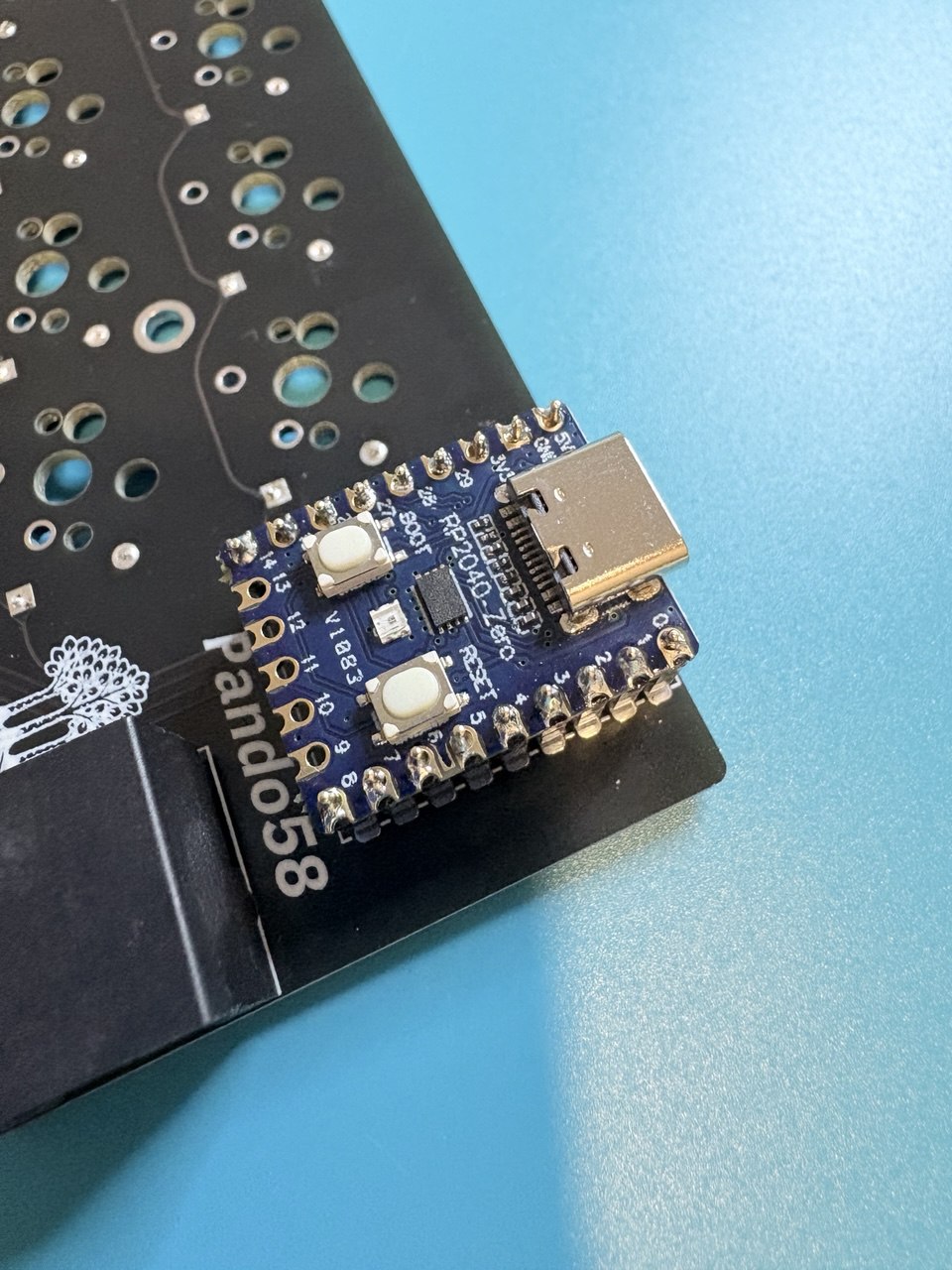 RP2040 Zero Completed