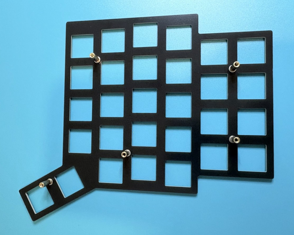 Switch Plate Bottom with Standoffs