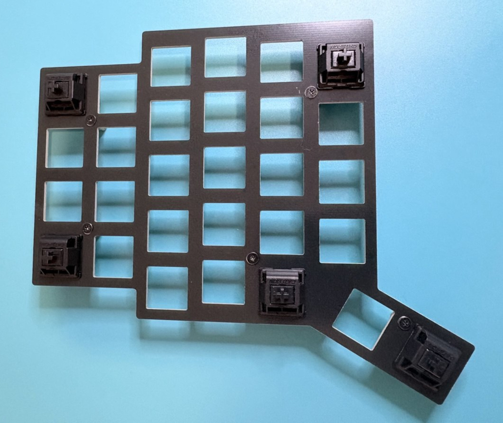 Switches on Plate - Top