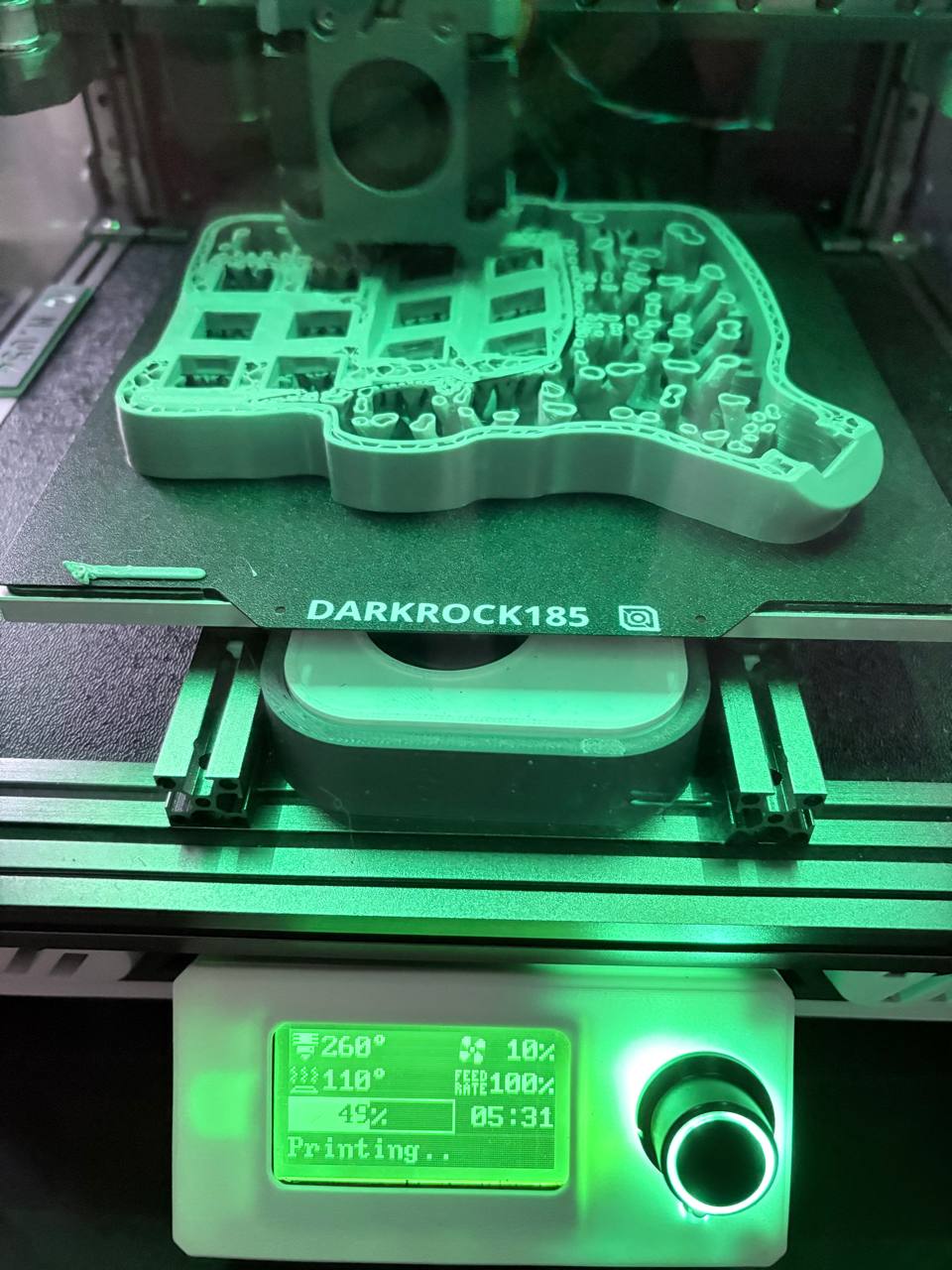 Cosmos left side mid-print