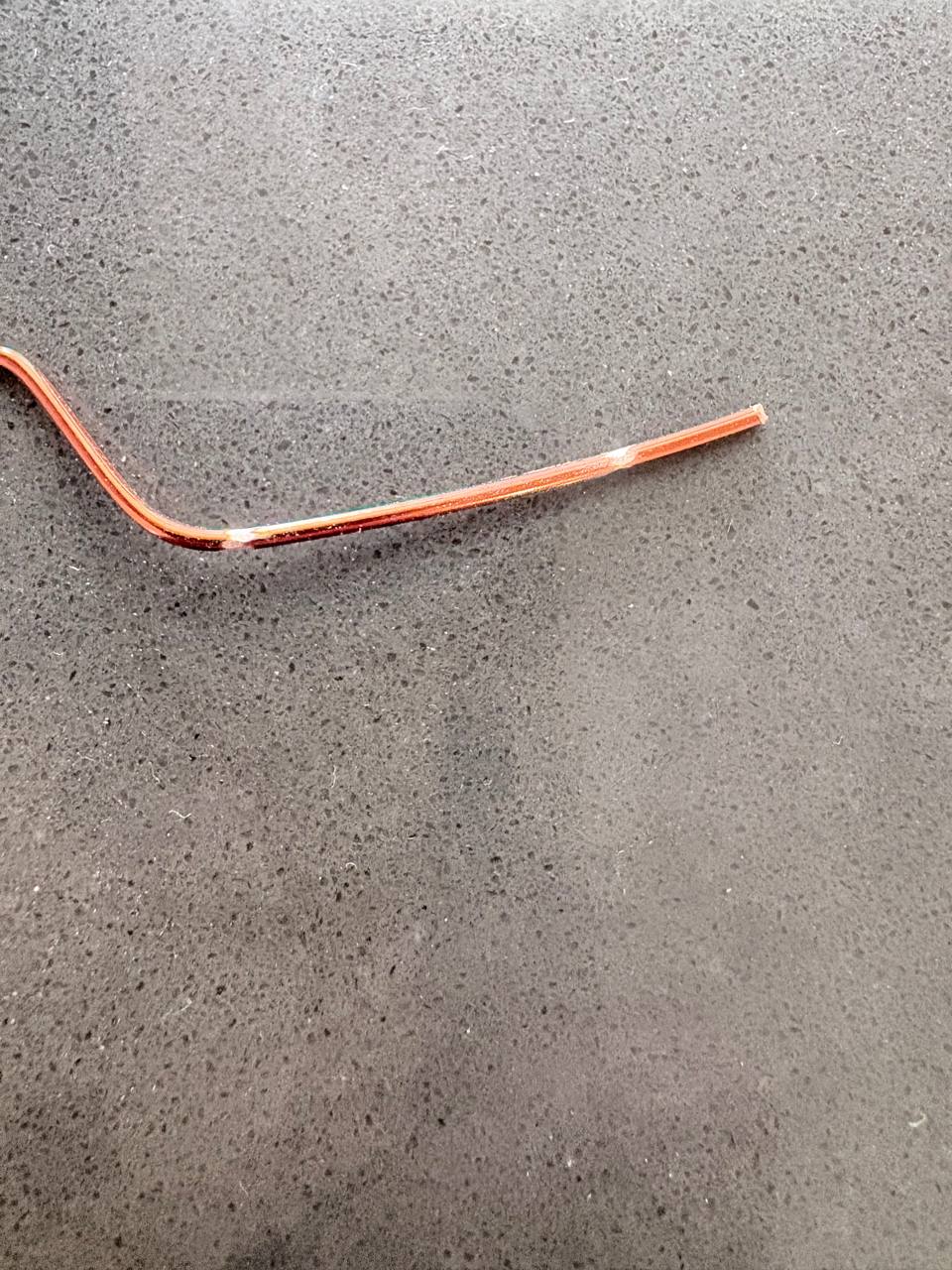 Magnet wire prepared for soldering