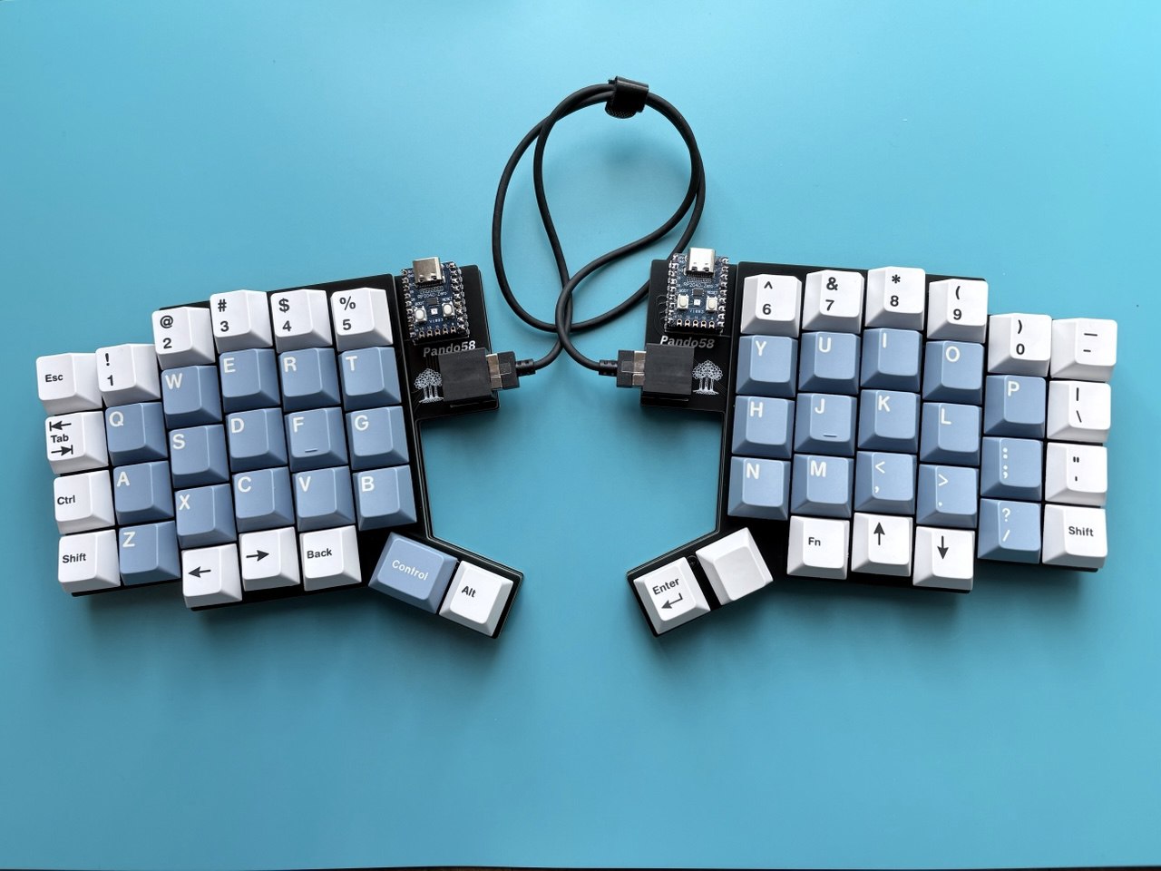 Pando58 - GMK and Ortho cherry keycaps