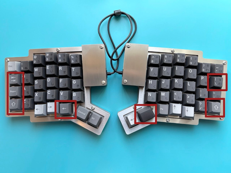 Pando58 default layout