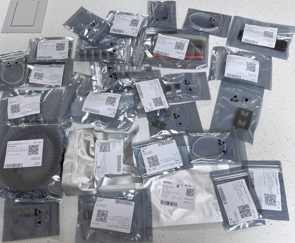 Early parts order with various RJ45 ports